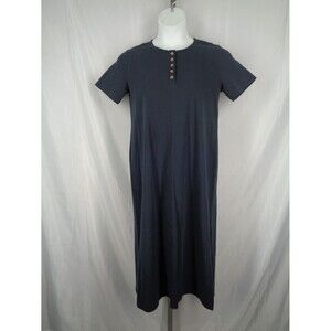 Duffield Lane Navy Blue Milan Midi Dress Size Medium New